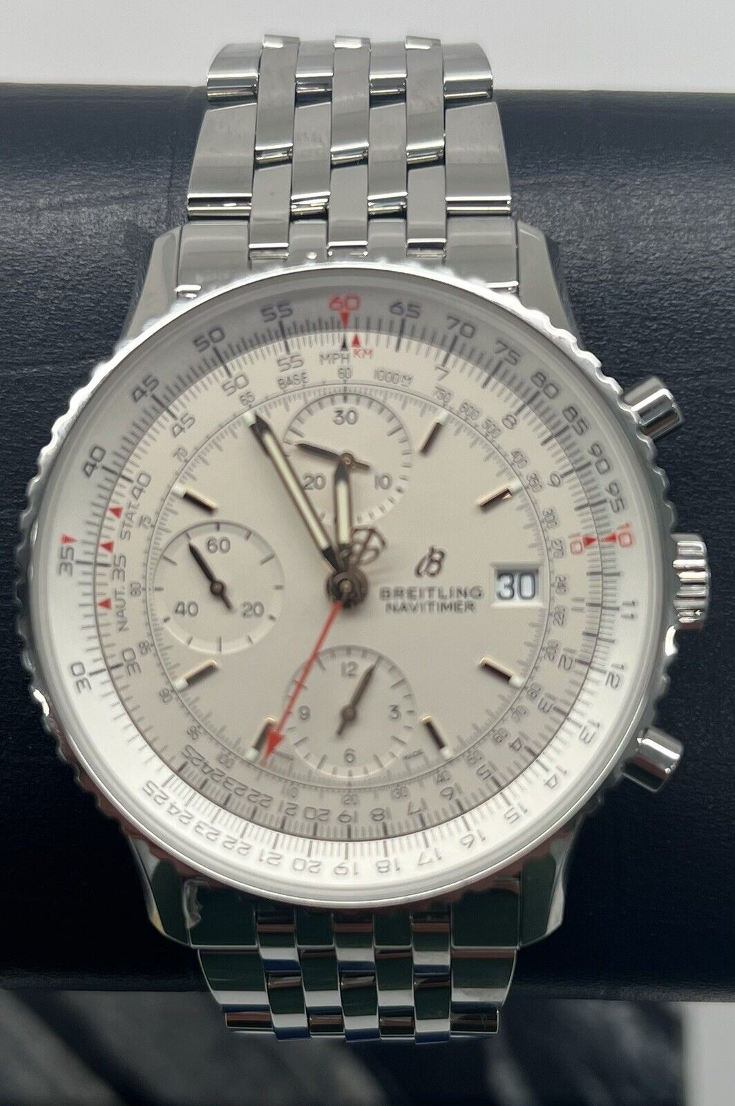 Breitling Navitimer 1 Steel Silver Dial Automatic Mens Watch A13324121G1A1