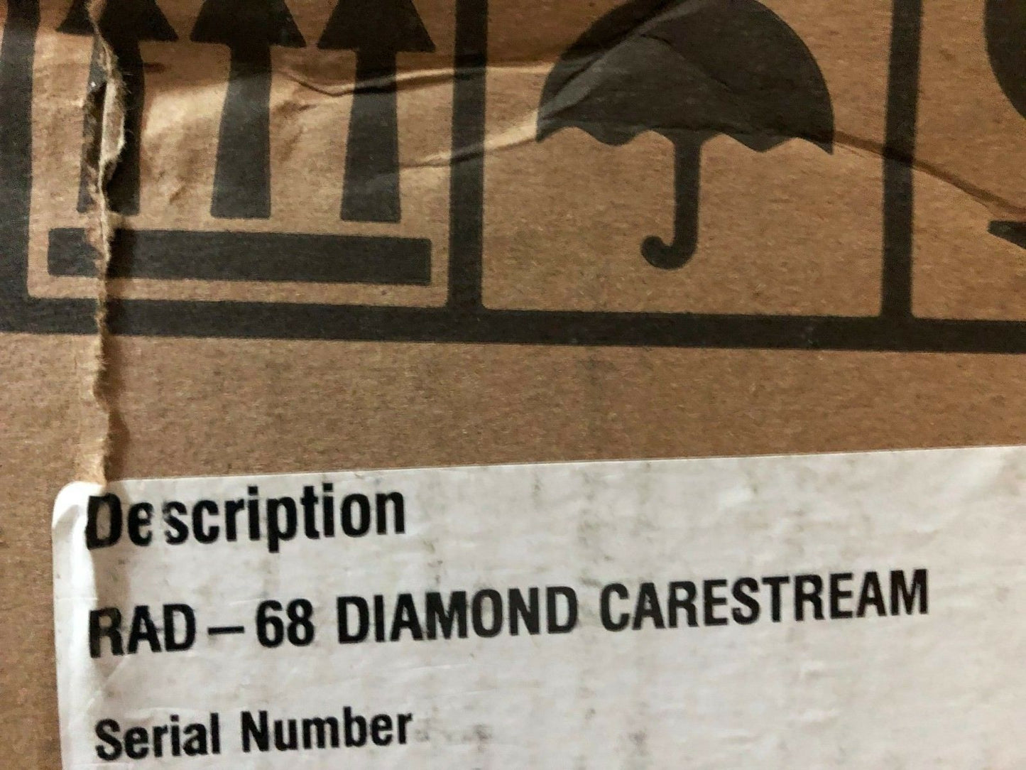 Carestream Health SP9G6044 ASSEMBLY-X-RAY TUBE VARIAN RAD 68