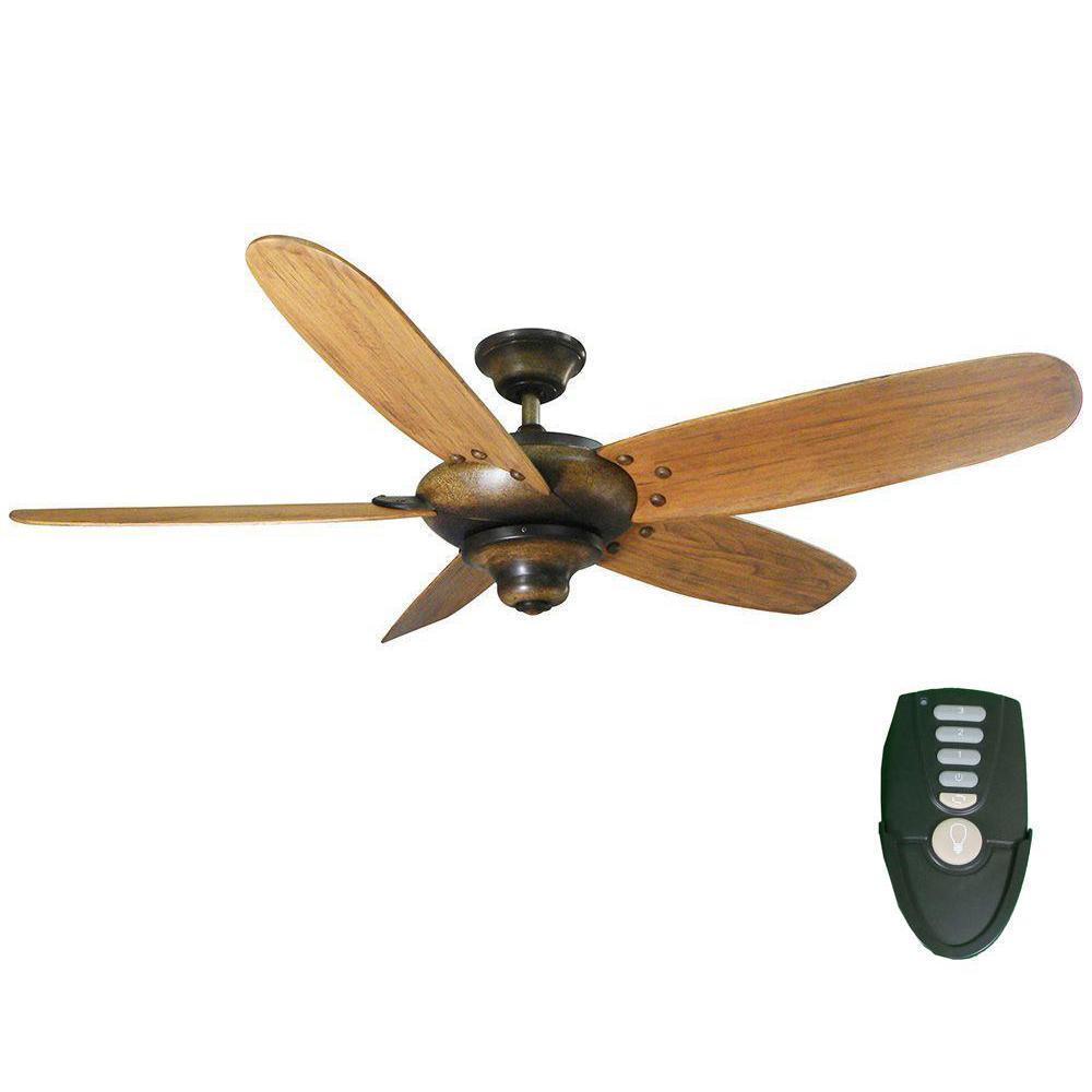 Home Decorators Collection Altura 56 in. Indoor Gilded Espresso Ceiling Fan