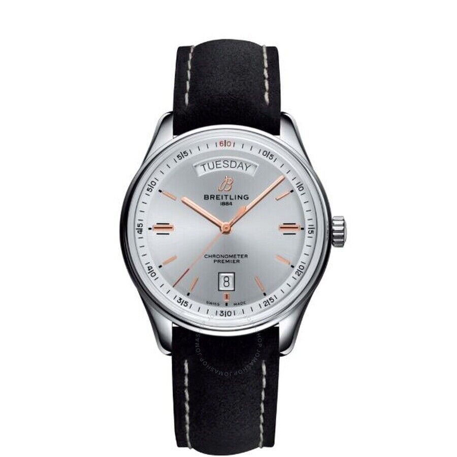Breitling Premier 40mm Stainless Steel Automatic Mens Watch A45340211G1X2