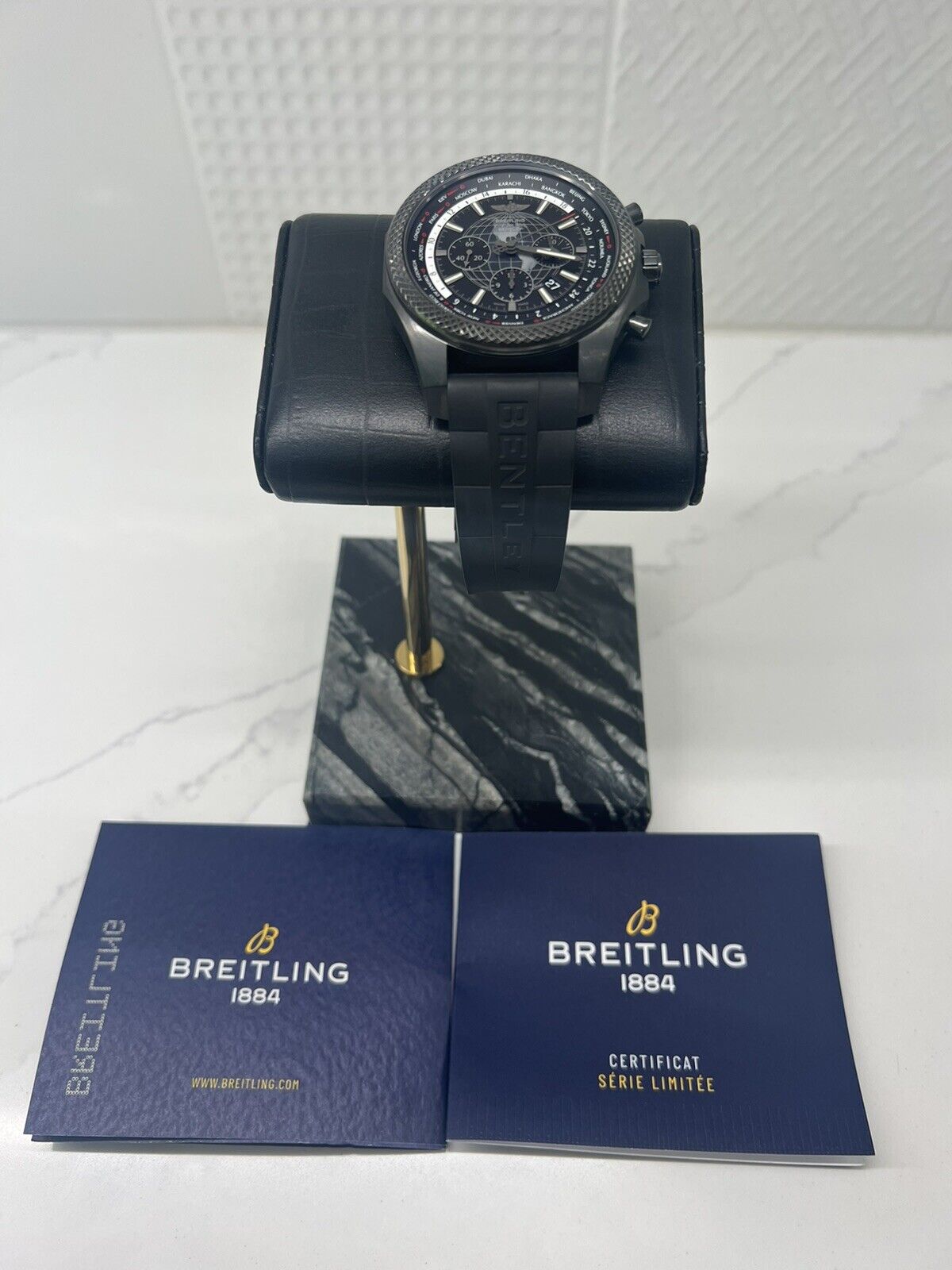Breitling Bentley World Time Automatic Chronometer Watch MB0521V4/BE46-244S