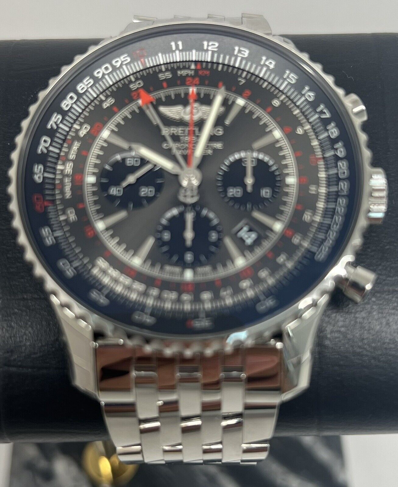 Breitling Navitimer GMT Automatic Men's Watch AB04413A/F573-201S