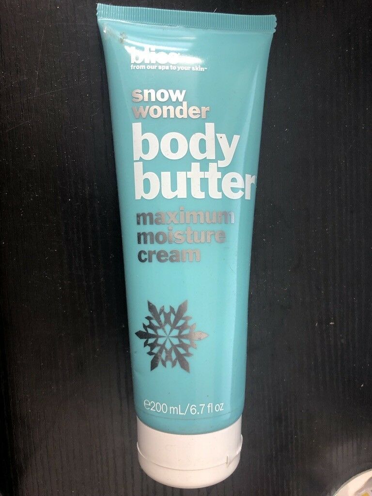 BLISS Snow Wonder Body Butter 6.7 Ounce Tube Maximum Moisture Cream