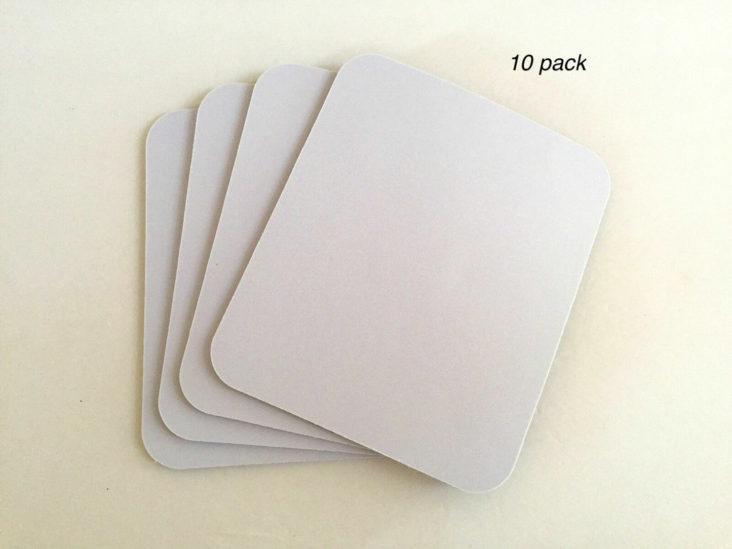 20 pack MOUSEPAD MOUSE PAD WHITE Blank For Custom Printing 23x20x0.3