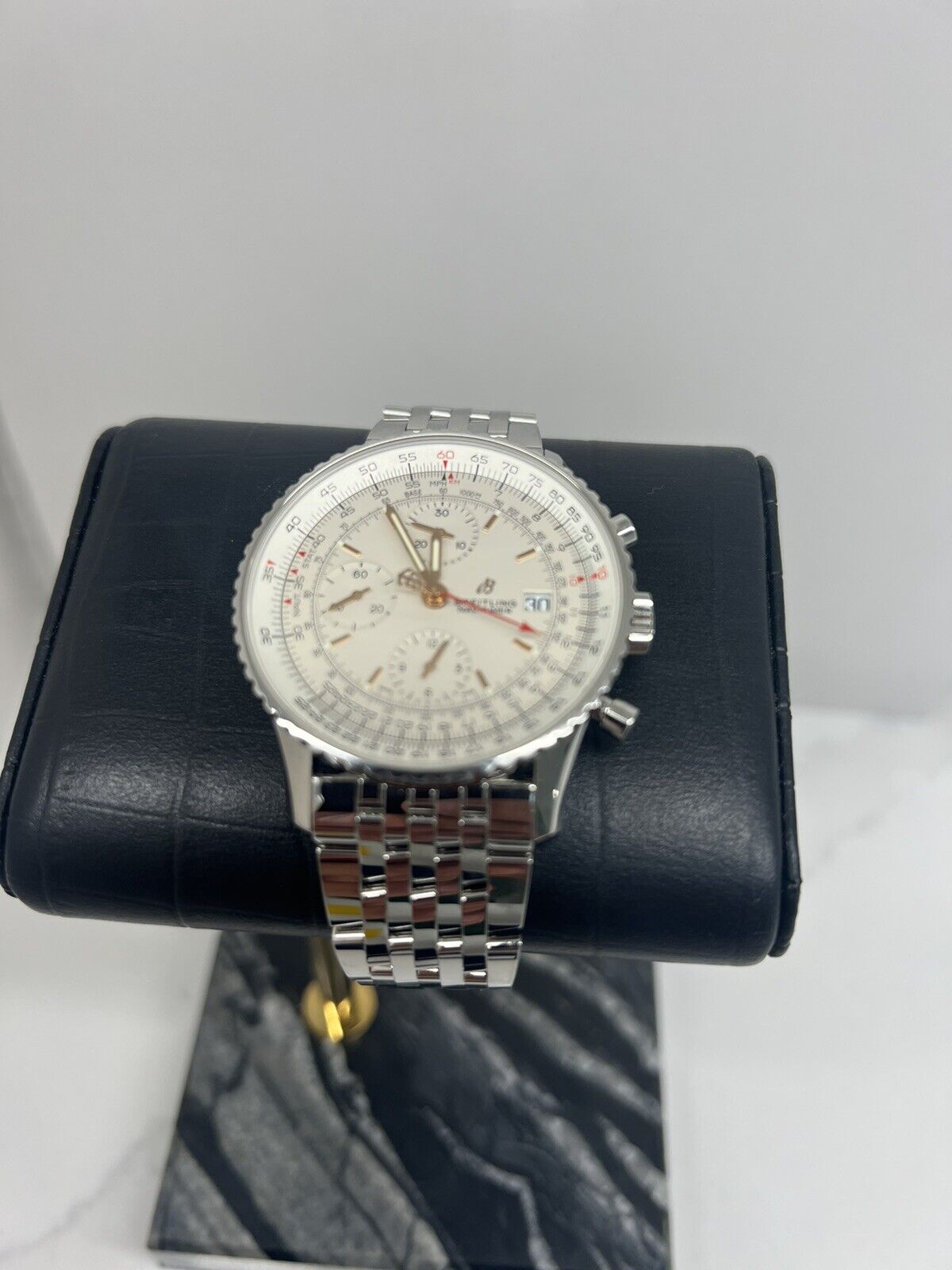 Breitling Navitimer 1 Steel Silver Dial Automatic Mens Watch A13324121G1A1