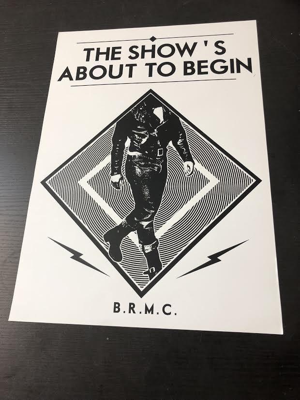 Black Rebel Motorcycle Club Euro Poster T.S.A.T.B 15inX10in
