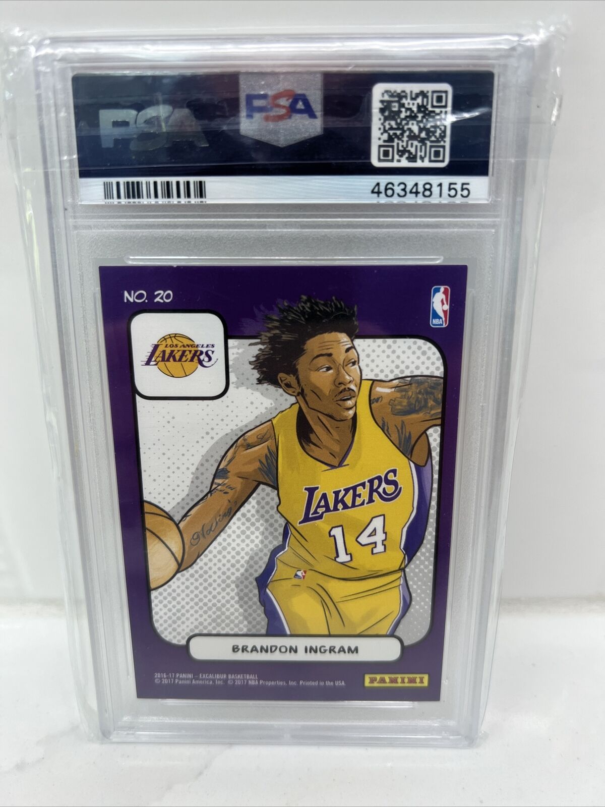 BRANDON INGRAM 2016-17 EXCALIBURE KABOOM PSA 9