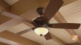 Triplicity 30 in. Indoor Brushed Nickel Ceiling Fan with Light