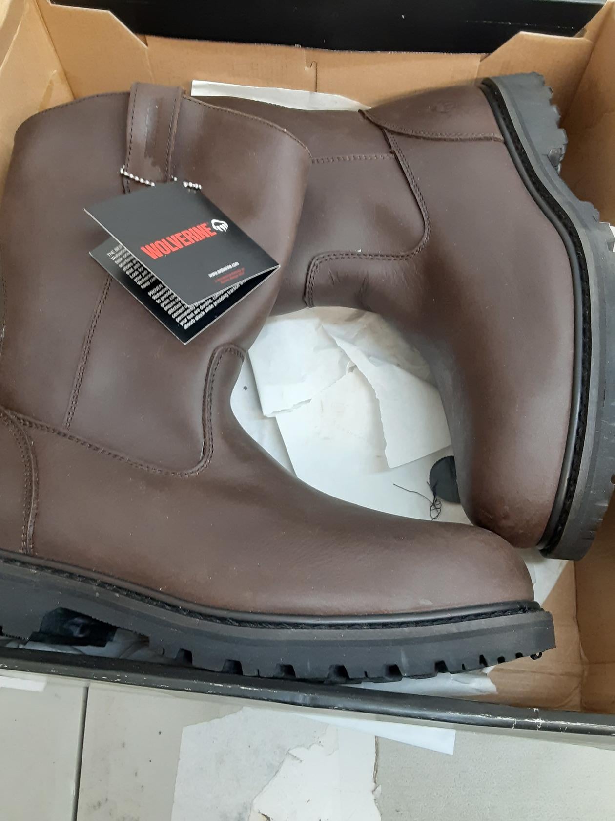 Wolverine Obrien St- Wellington- Chocolate Brown- Size 11.5 Extra Wide