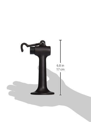 Deltana DSF630U10B 6-Inch with Hook and Eye HD Floor Mount Bumper