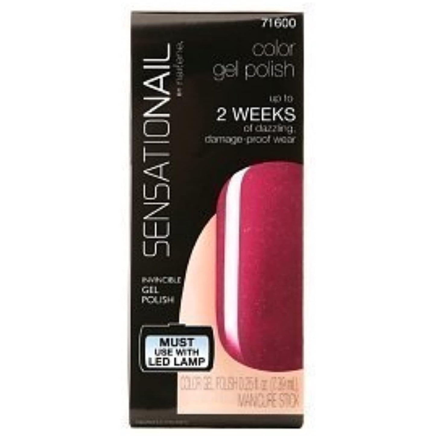 Sensationail by Nailene Gel Polish Color- Jelly Sherbet, 0.25 Fl oz - 71600