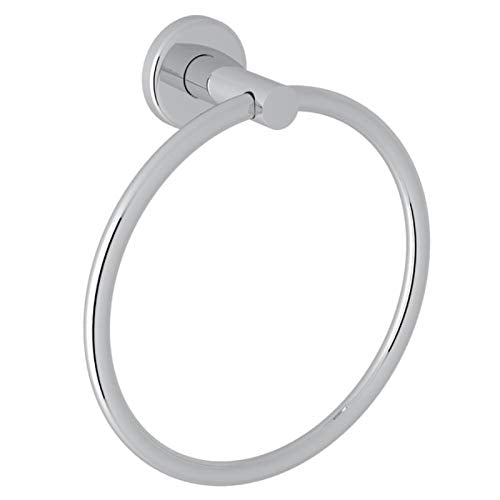 ROHL LO4APC, Lombardia Towel Ring 7", Polished Chrome