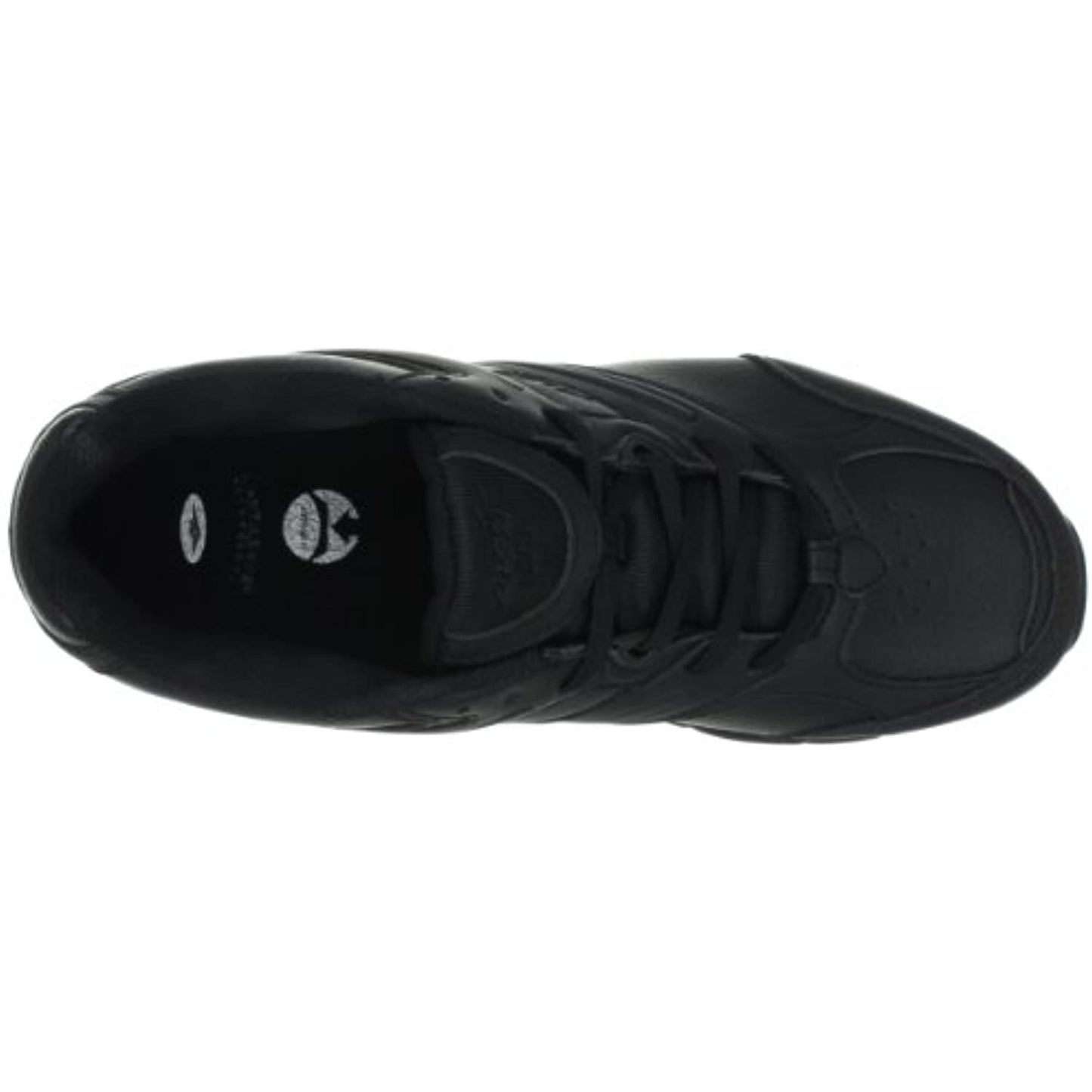 Avia Womens Walking Sneaker- Black 7.5 Medium- 3251