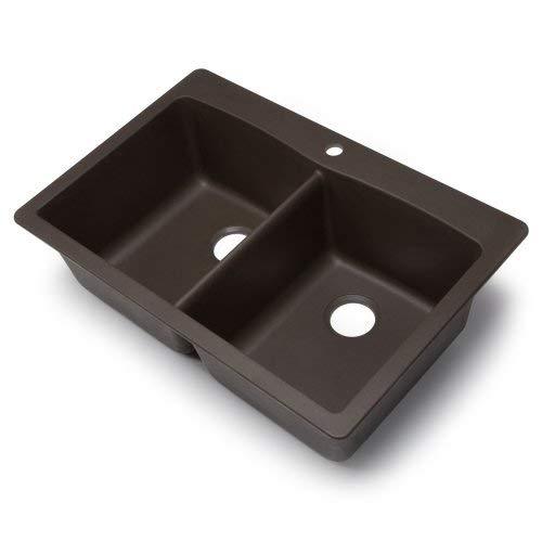 Blanco 440218 Diamond Double-Basin Drop-In or Undermount Granite Kitchen Sink
