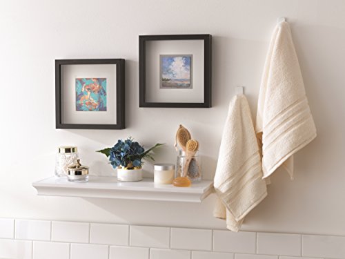 VELCRO Brand "HANG"ables Removable Wall Hooks Small, Holds 1 lb., White, 4-Pack