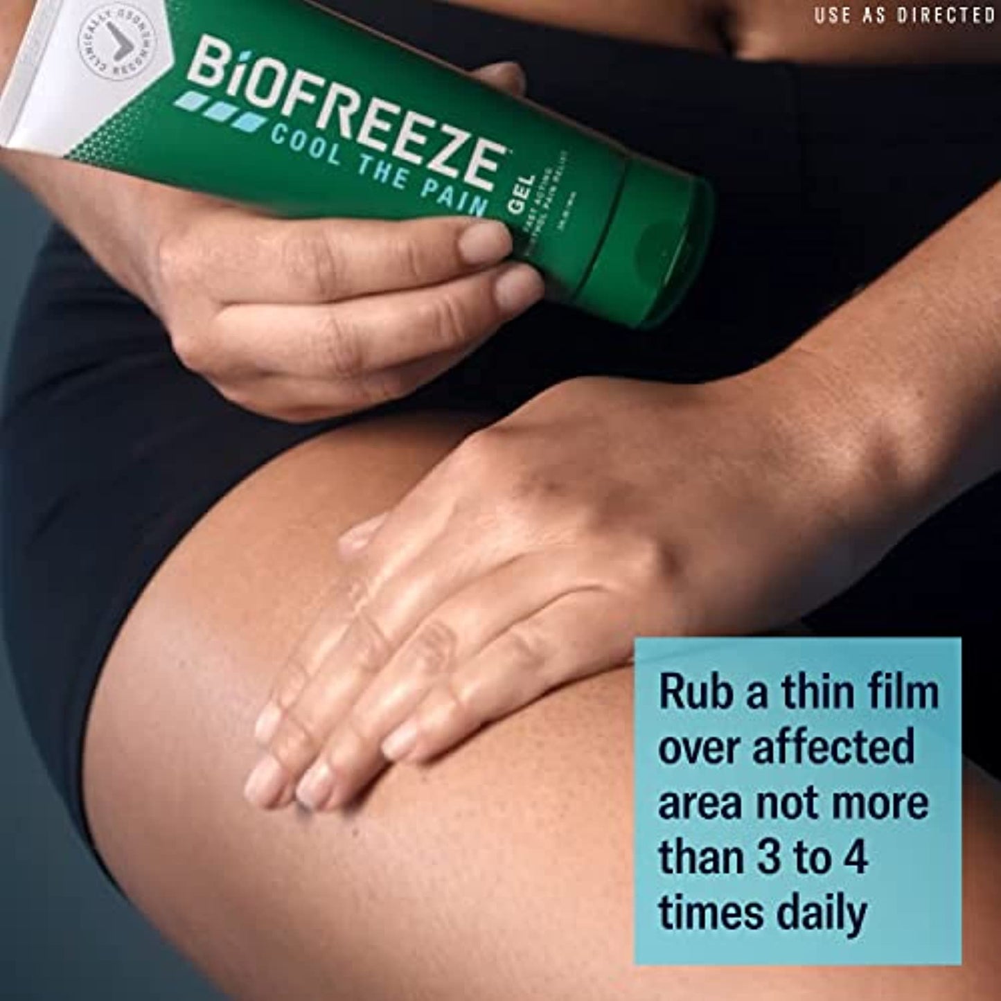 Biofreeze Pain Relief Gel, 3 oz. Tube (Pack of 3) FRESH EXP 1/2025
