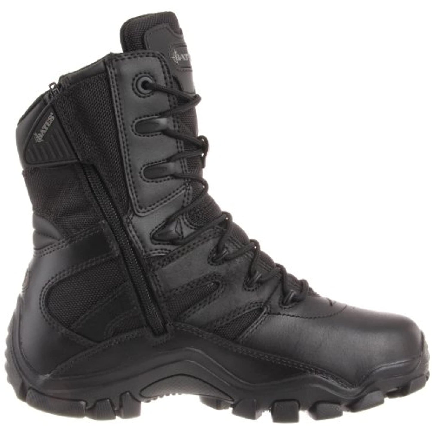 Bates Men's Delta-8 Side Zip, Black, 10 M US