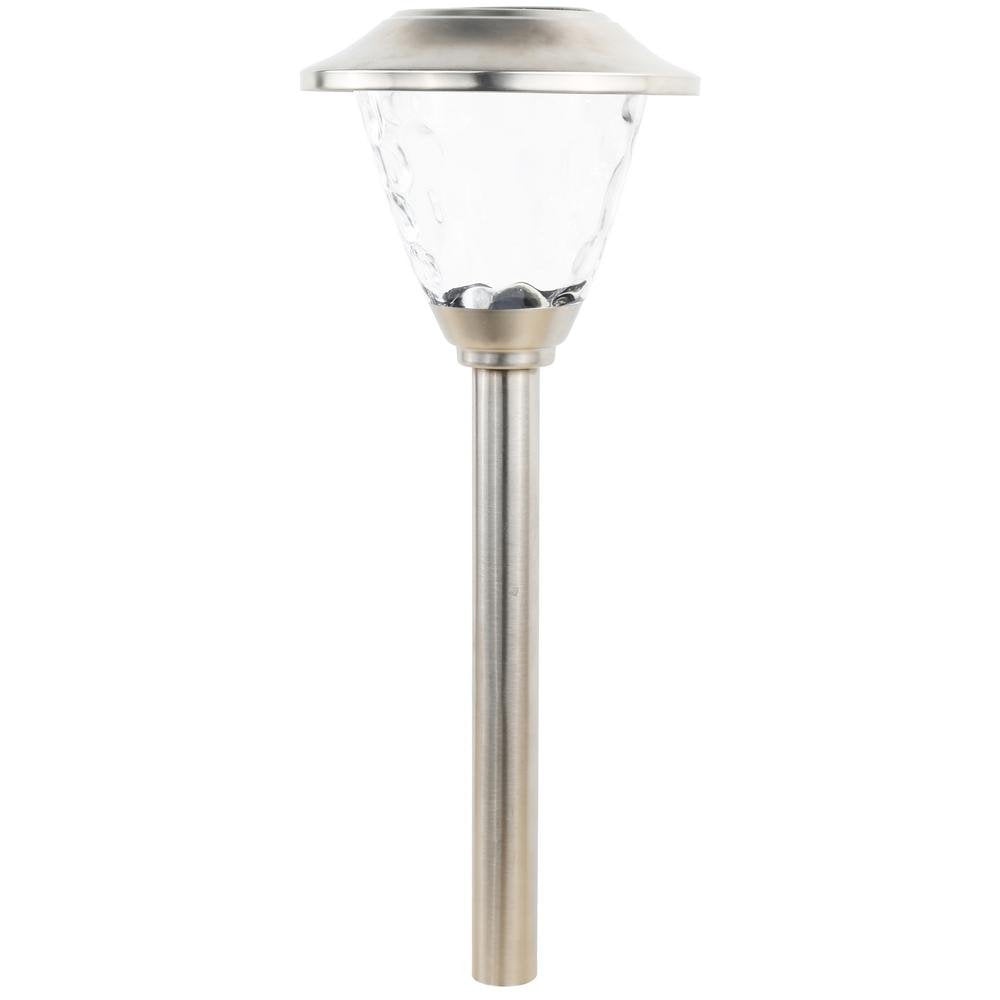 7 PACK - Solar Stainless LED Pathway Light Set (7-Pack)