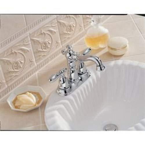 Delta Faucet Victorian 2-Handle Centerset Bathroom Faucet with Diamond Seal Te..