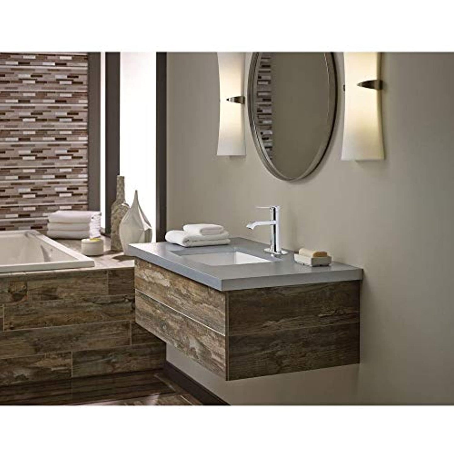 Moen WS84760 Genta Chrome One-Handle Bathroom Faucet Missing some parts