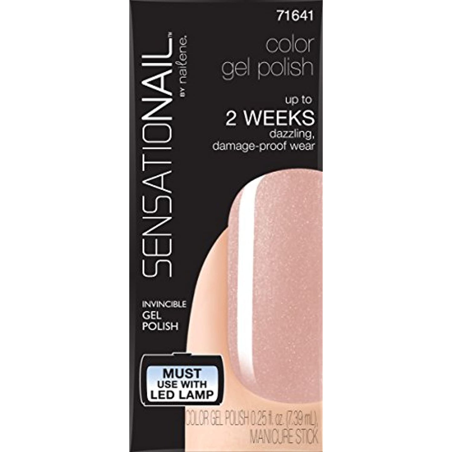 Sensationail Gel Polish Color, LE CREME, 71641NEW (ONE)