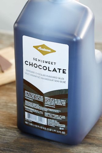 4 PACK Fontana Semi-Sweet Chocolate Mocha Sauce with Pumps Best Before June 2020