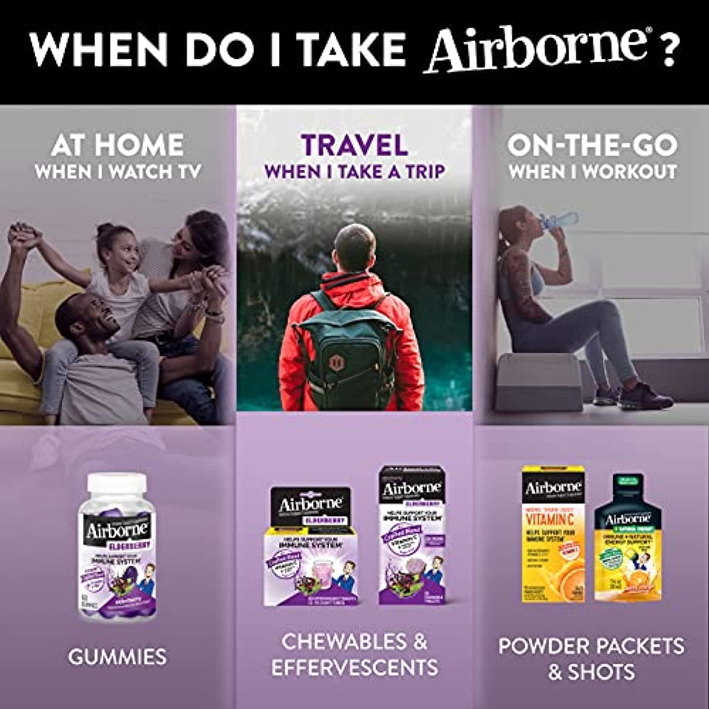 Airborne Immune Support Supplement Elderberry Flavor 32 Chews Tablets 6/2023