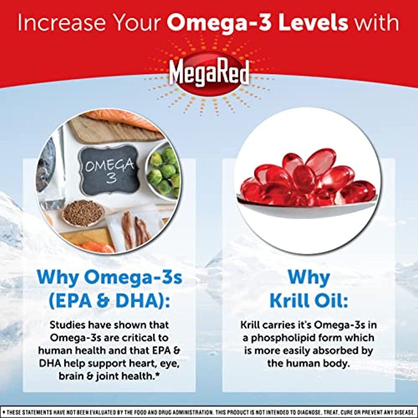 750mg Omega-3 Krill Oil Supplement, MegaRed Ultra Strength Softgels (80 Count in a Box), Has No Fishy Aftertaste and Has EPA & DHA Plus Antioxidant Astaxanthin