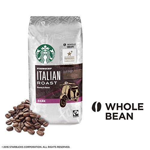 PACK OF 6 Starbucks Italian Roast Whole Bean Coffee 12 oz ea Best Before 7/2020