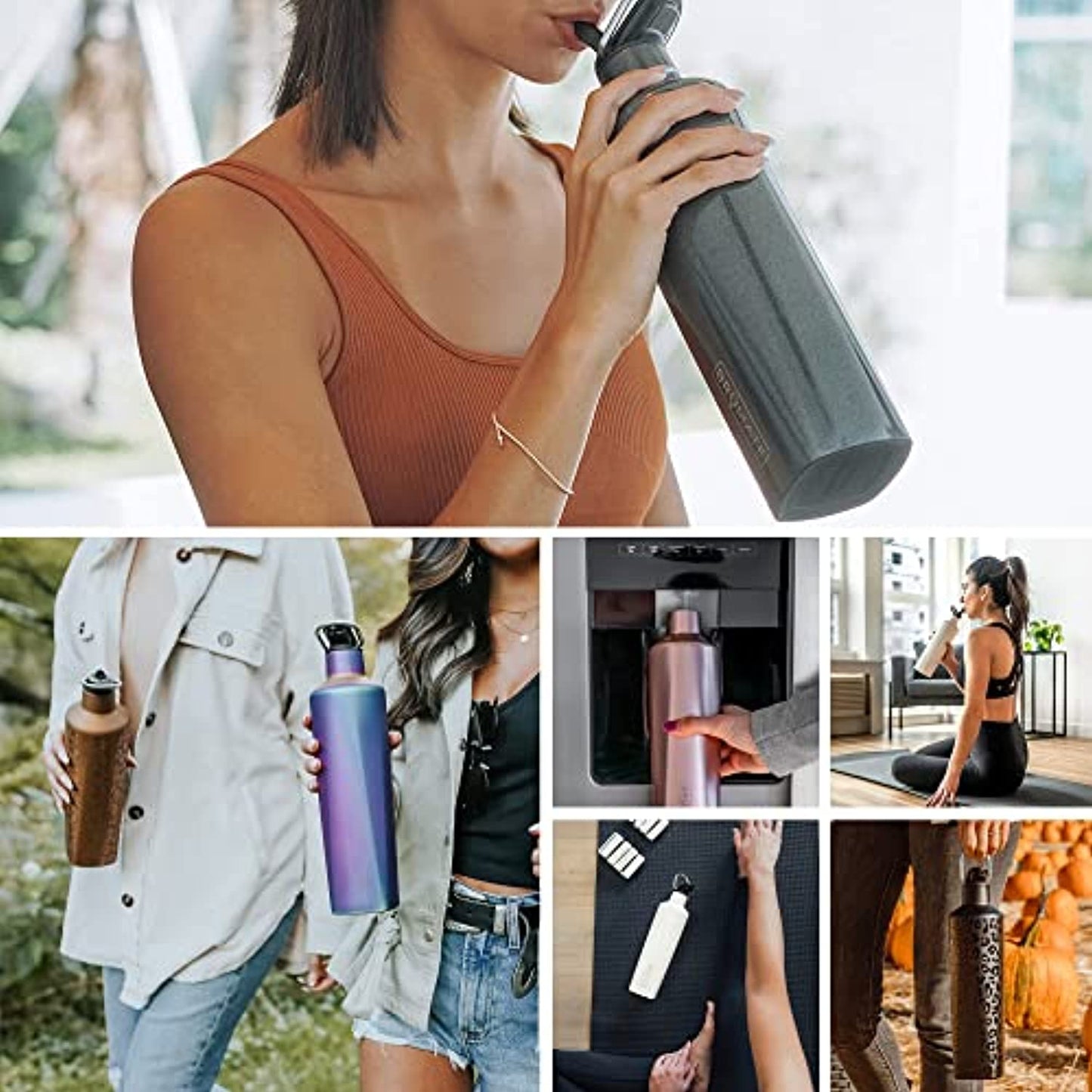 BrüMate ReHydration - 100% Leakproof 25oz Insulated Water Bottle with Straw -