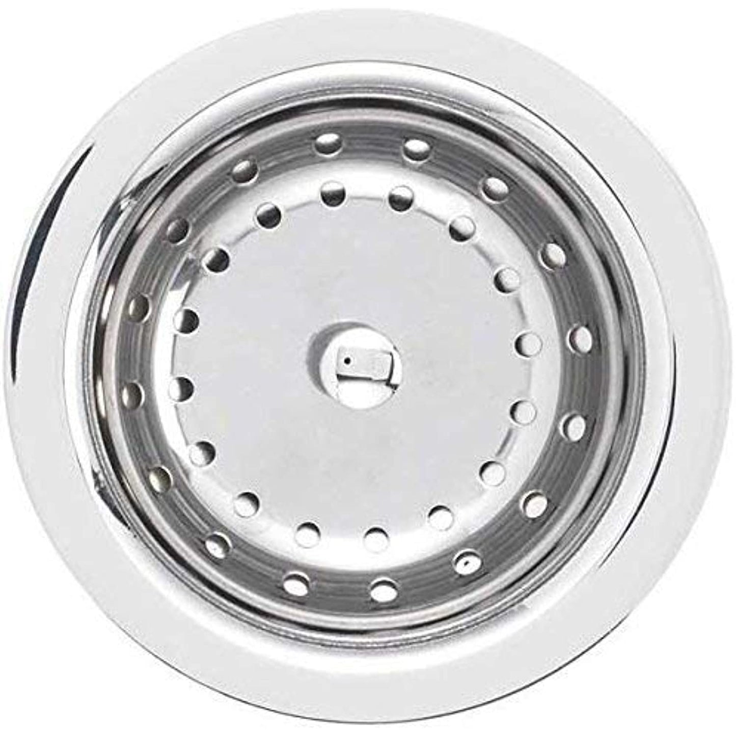 BLANCO, Chrome 440029 Deluxe Stainless Steel Kitchen Basket Strainer, 3.5"