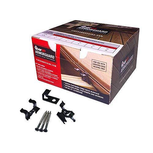Fiberon Hidden Deck Fastener Kit 7 Grip Points E-Coat Finish Stainless Steel