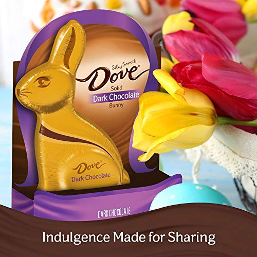 Dove Dark Chocolate Solid Easter Bunny, 4.5 Ounce Exp: 03-2021