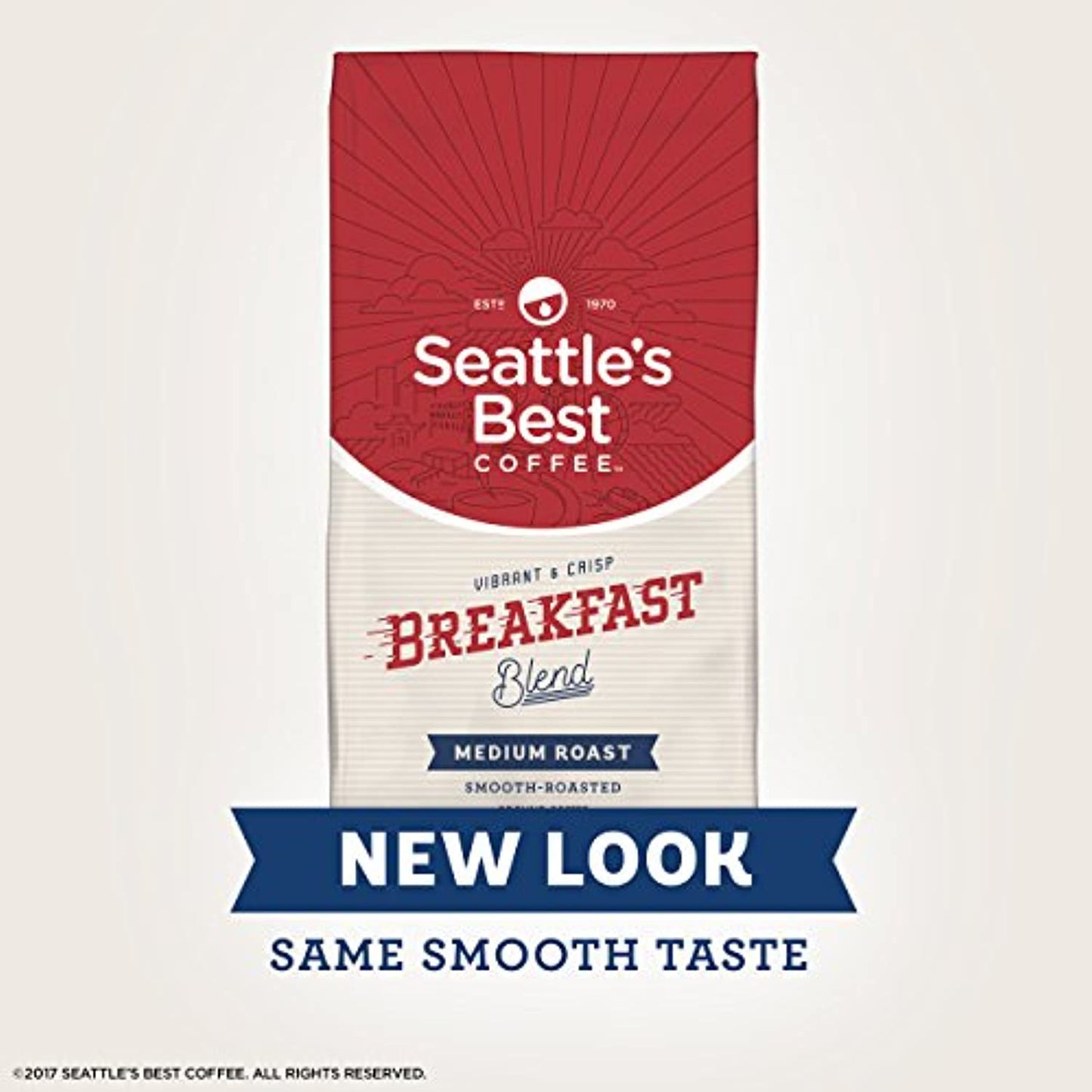 6 Pack Seattle's Best Breakfast Blend Ground Coffee 12oz Each Best Before 2/2021