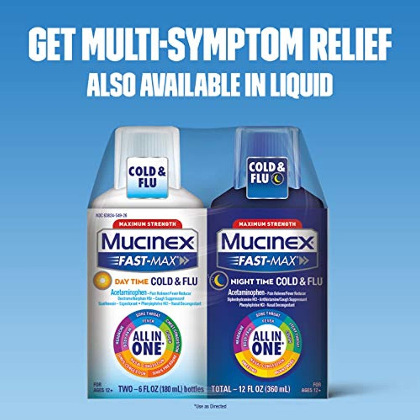 6pk of Mucinex Maximum Strength Fast-MAX Day & Night All-in-One 20ct EXP 11/22