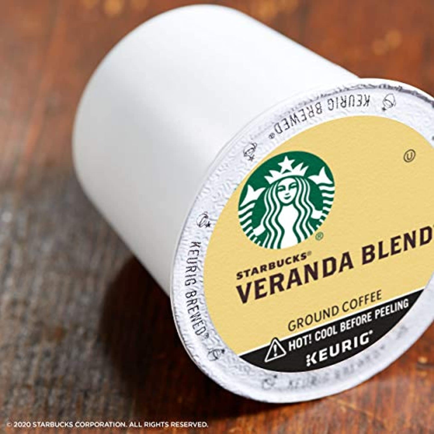 Starbucks Blonde Roast K-Cup Coffee Pods Veranda Blend for Keurig Brewers 6 boxes (60 pods total)