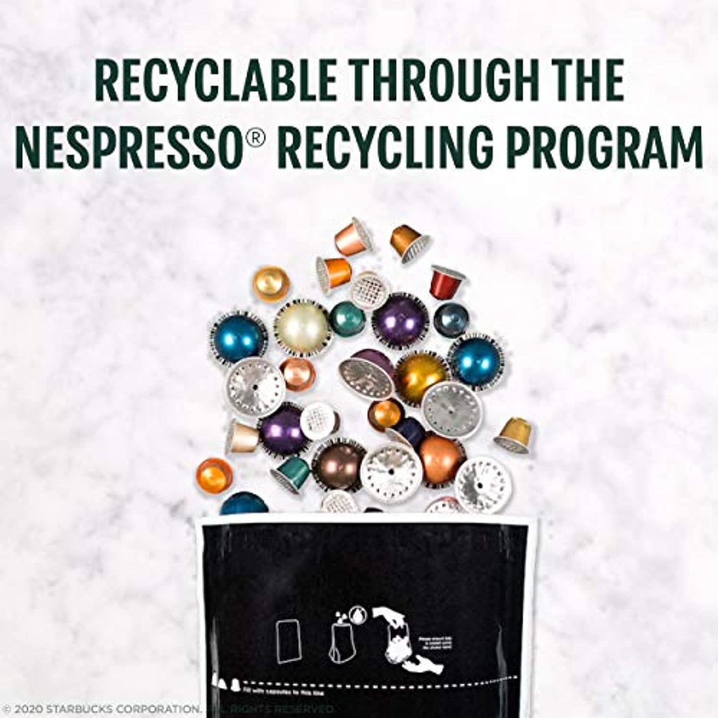 Starbucks Caffe Verona for Nespresso Vertuo 32 Capsules 4 Boxes Of 8 Count 5/22