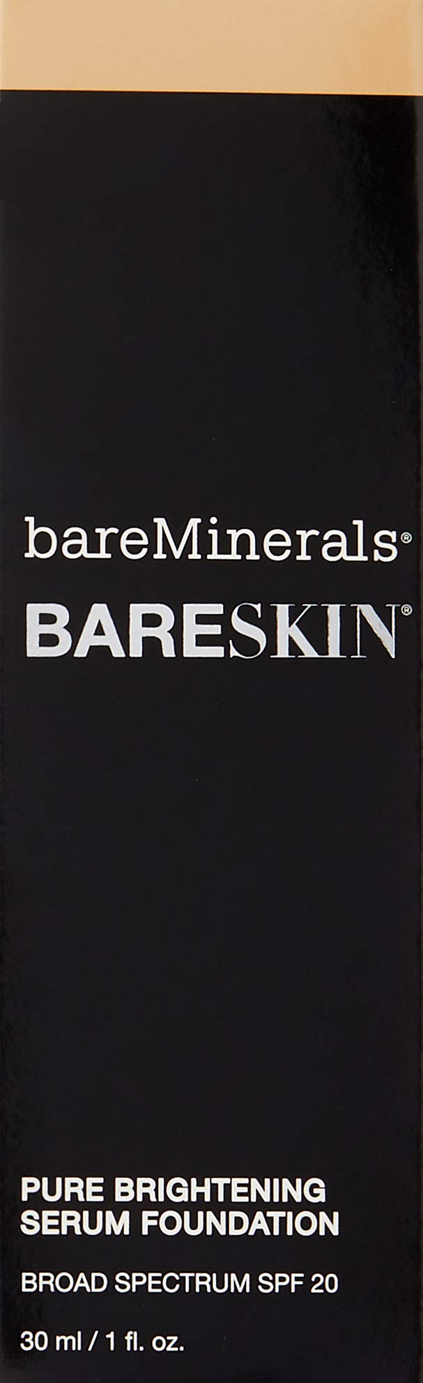 bareMinerals bareSkin Pure Brightening Serum Foundation SPF 20, Bare Linen 03, 1 Ounce