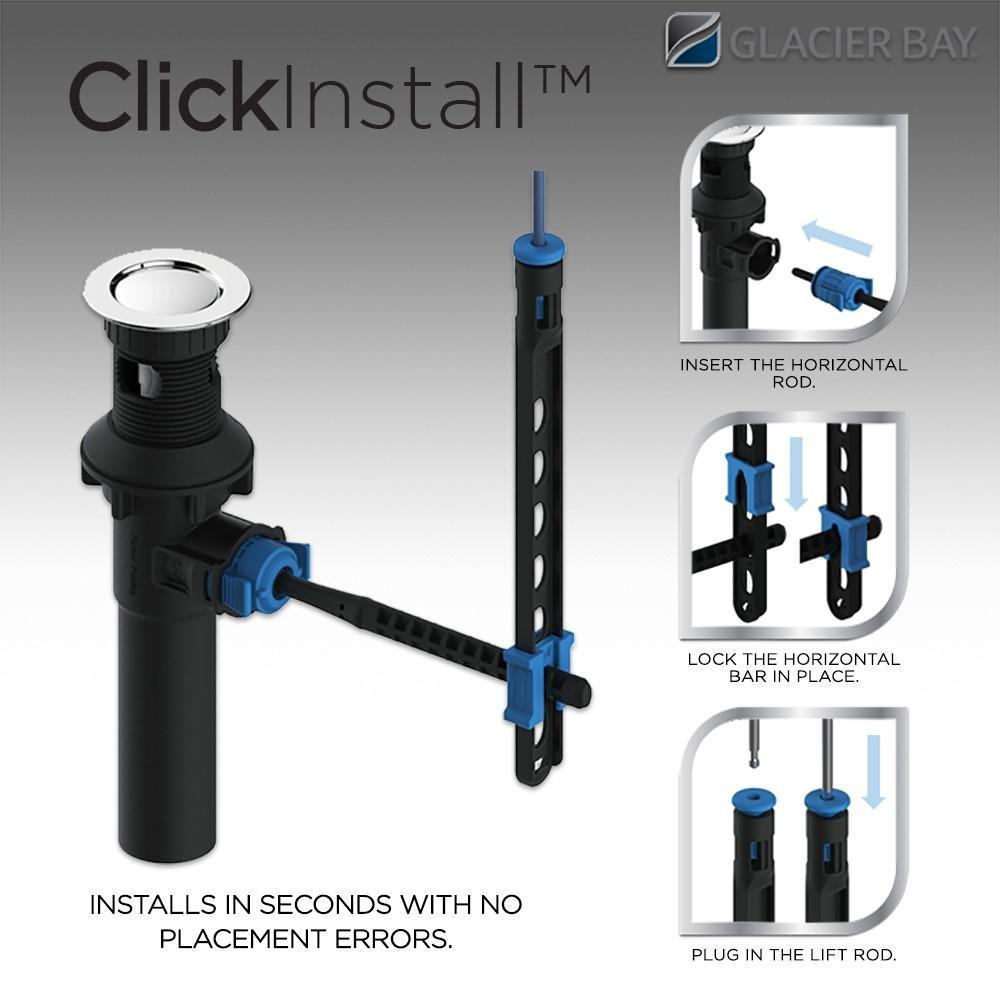 Calcier Bay Teapot 4 in. Centerset 2-Handle Low-Arc Bathroom Faucet in Chrome