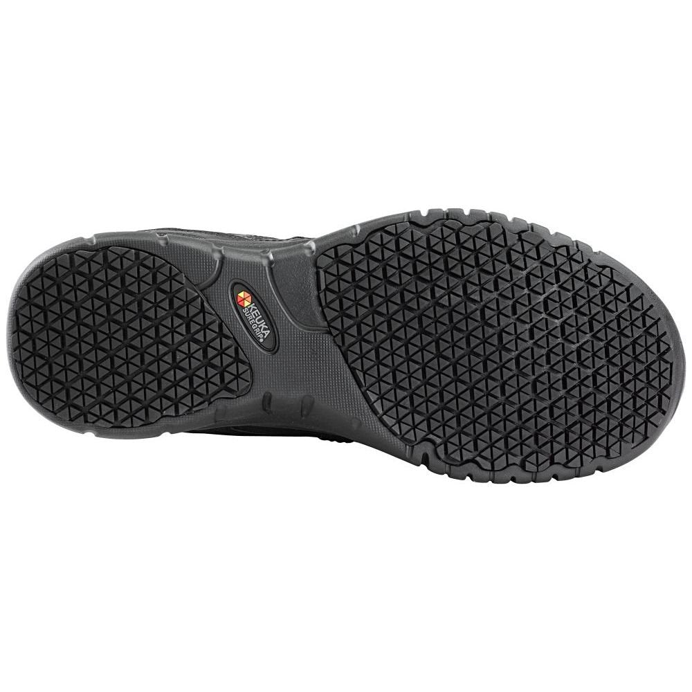 Keuka SureGrip Mens Galley Athletic Slip Resistant Work Shoes Black
