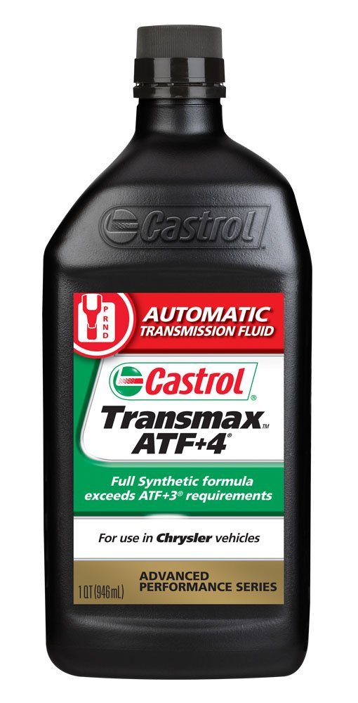 Castrol 6810 Transmax ATF +4, 1 Quart, Pack of 6
