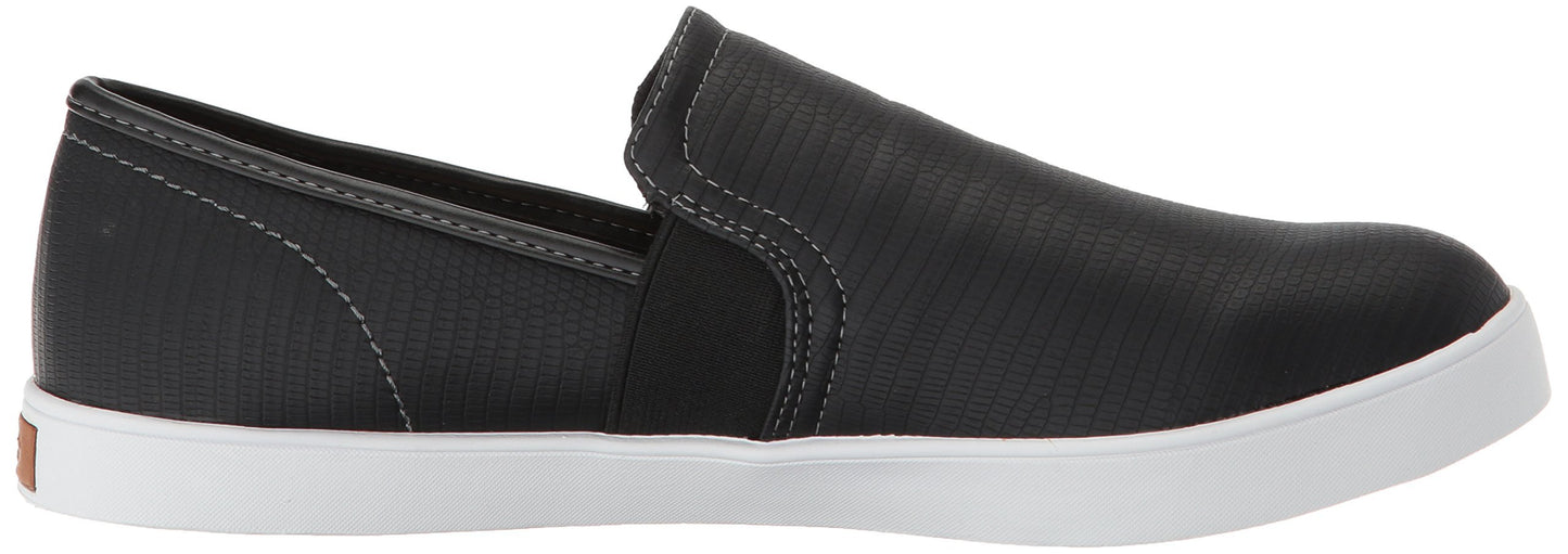 Dr. Scholl's Shoes Women's Luna Sneaker, Black Lizard Print, 8