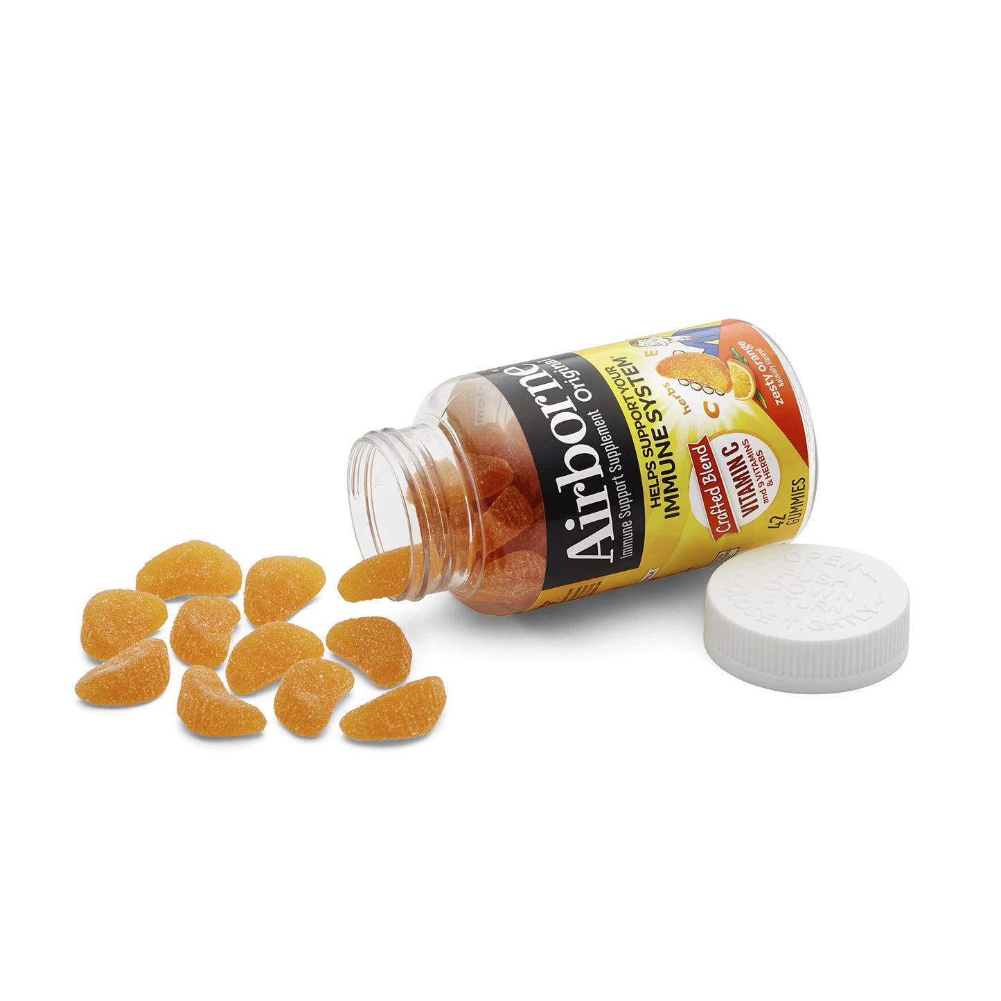 Airborne Vitamin C 1000mg - Citrus Chewable Tablets 64 ct 8/2023