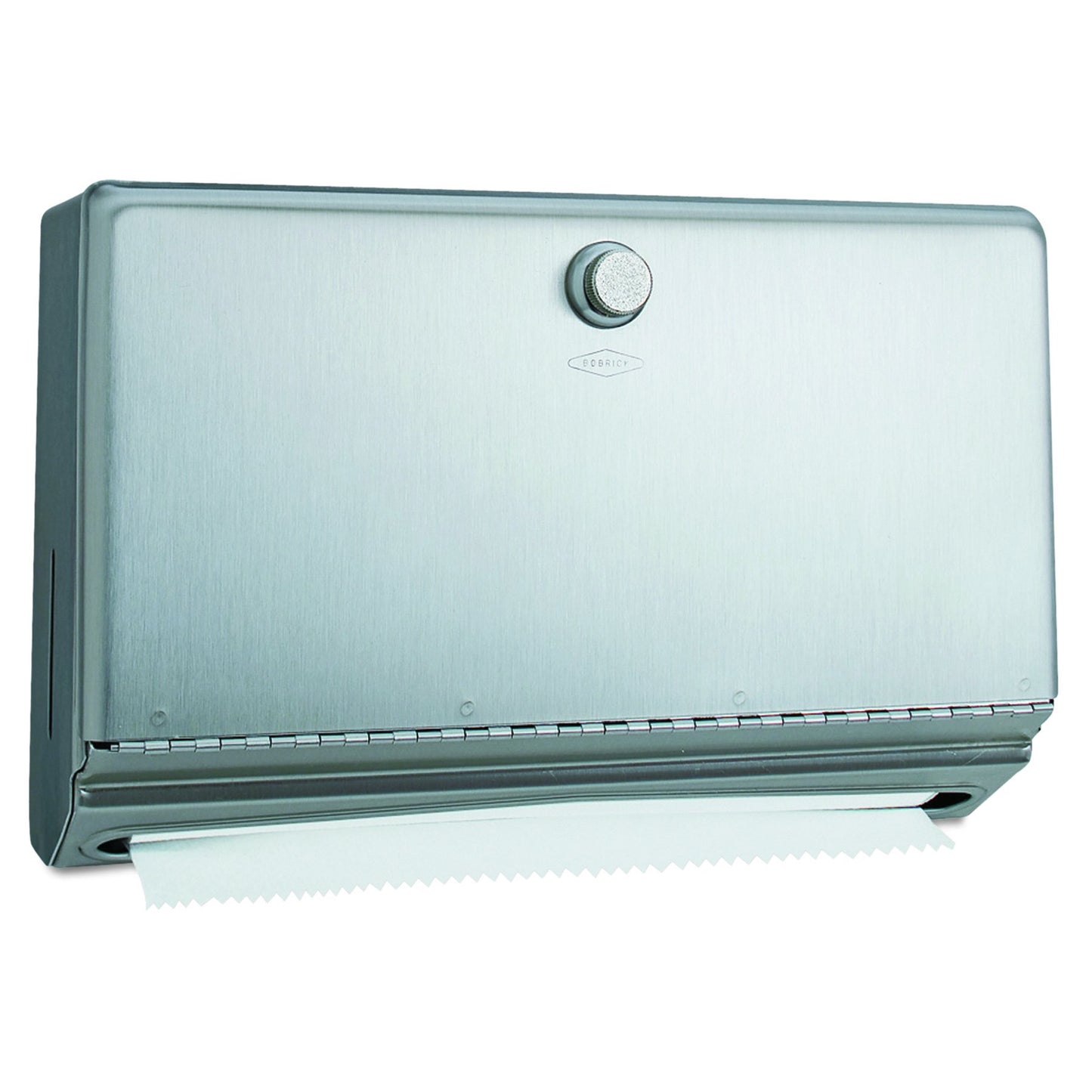 Bobrick B-2621 3-1/8" - 3-13/16" Depth, Stainless Steel Classic Series Surface-Mounted Paper Towel Dispenser