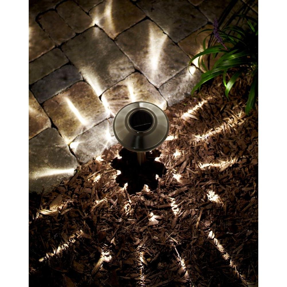 7 PACK - Solar Stainless LED Pathway Light Set (7-Pack)