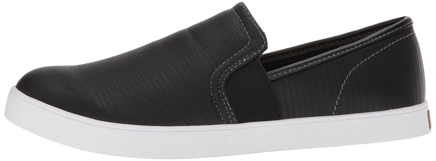Dr. Scholl's Shoes Women's Luna Sneaker, Black Lizard Print, 8.5