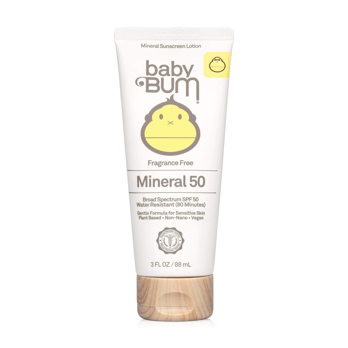 Baby Bum SPF 50 Sunscreen Lotion Travel Size | 3 FL OZ EXP 5/2024 CRACKERD LID