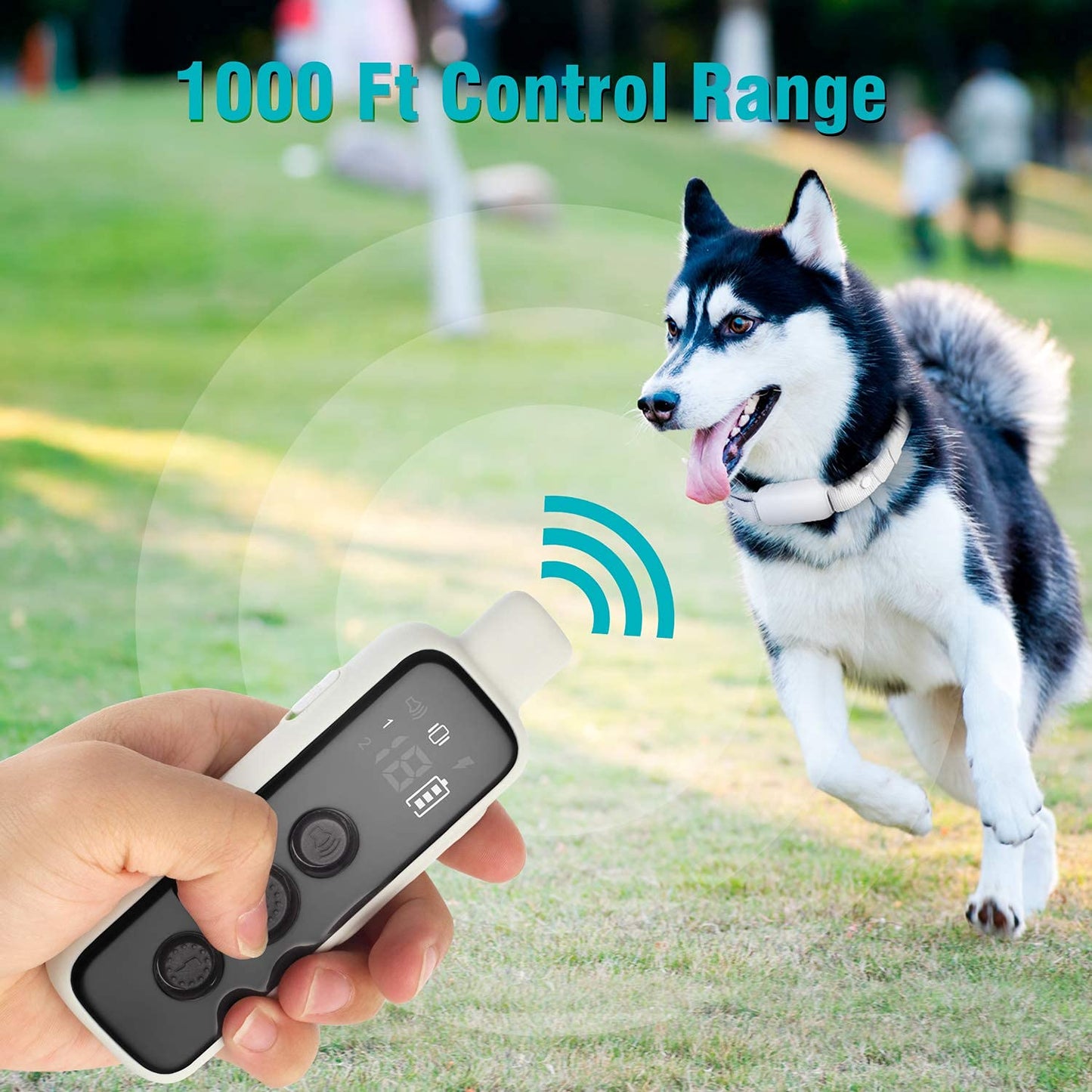 Bousnic Shock Collar for Dogs - Waterproof Rechargeable Dog Electric Training...