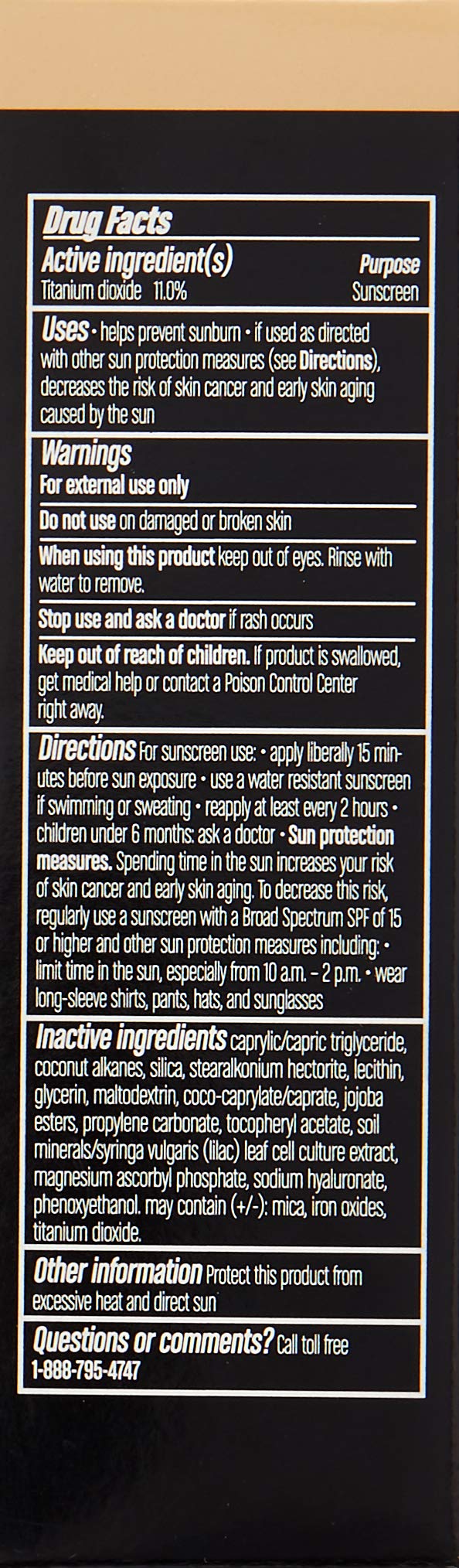 bareMinerals bareSkin Pure Brightening Serum Foundation SPF 20, Bare Linen 03, 1 Ounce