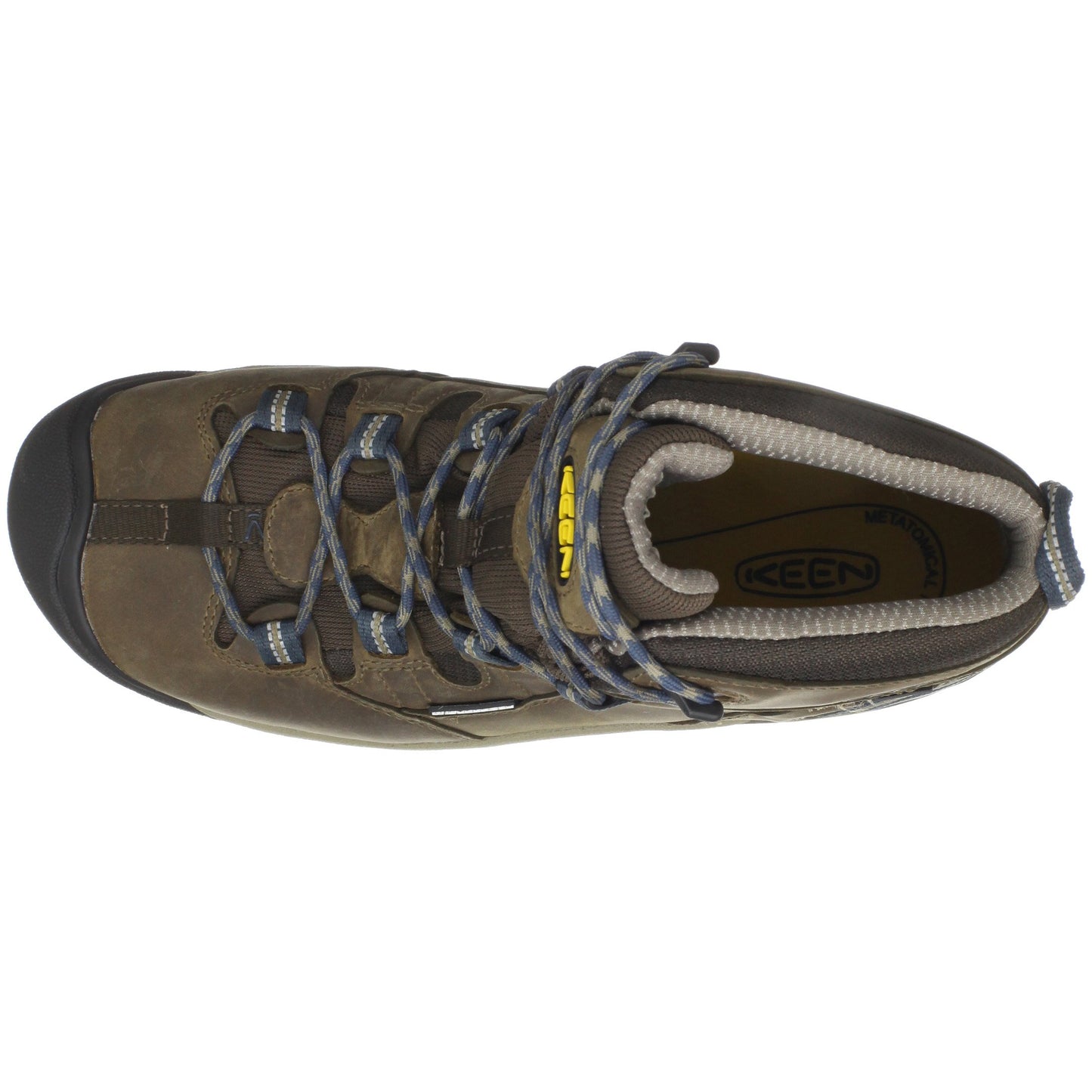 KEEN Utility Men's Detroit Mid Steel Toe Work Boot,Slate Black,12 D US